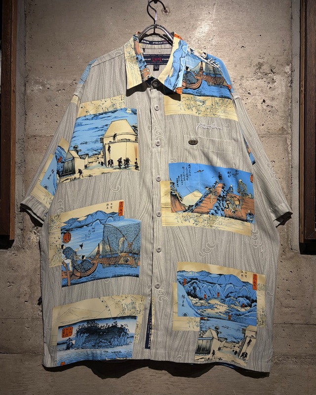 【Caka】“PHAT FARM”“和”Design Vintage Loose S/S Shirt