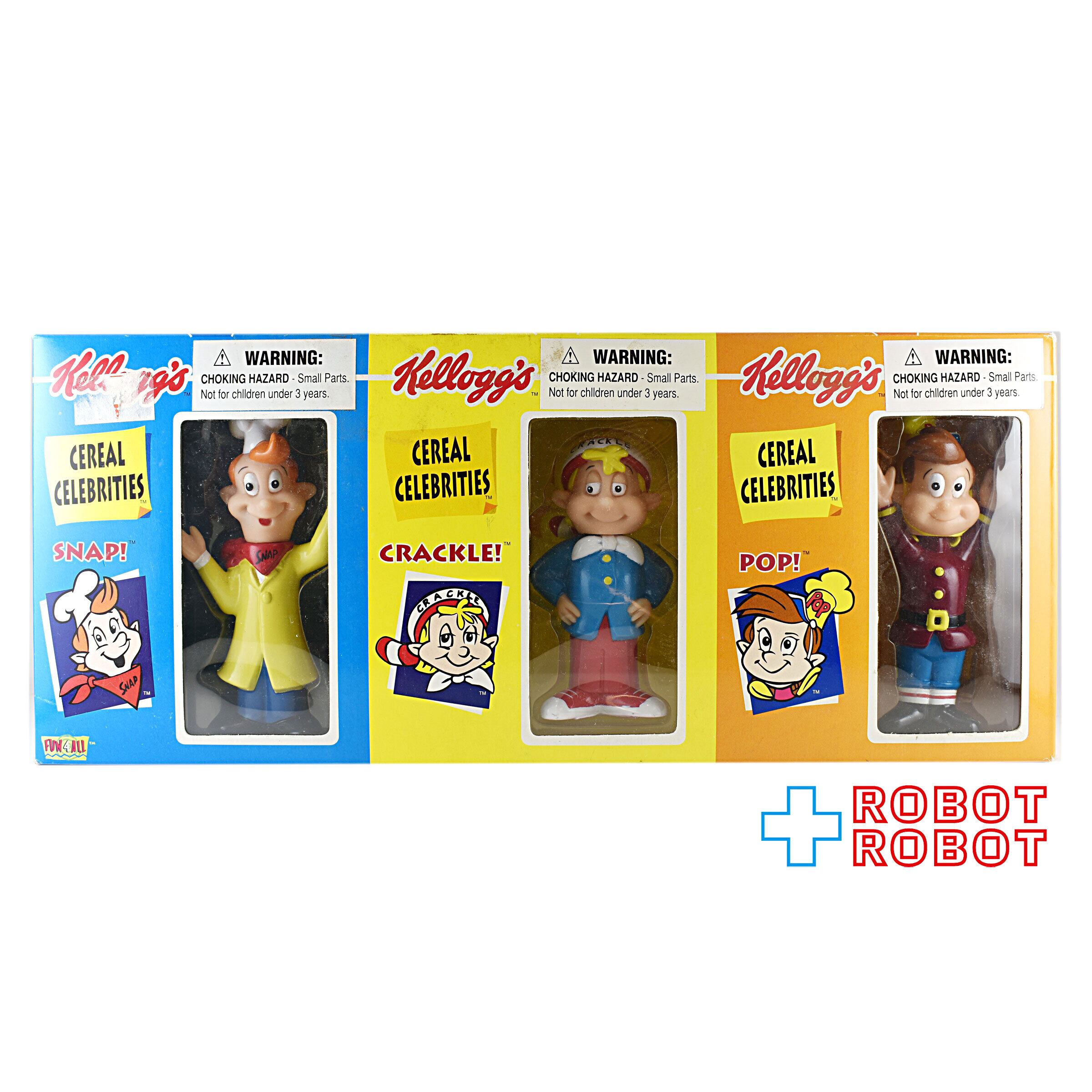 Kellogg's フィギュアセット ケロッグ シリアルセレブリティーズ スナップ！クラックル！ポップ
