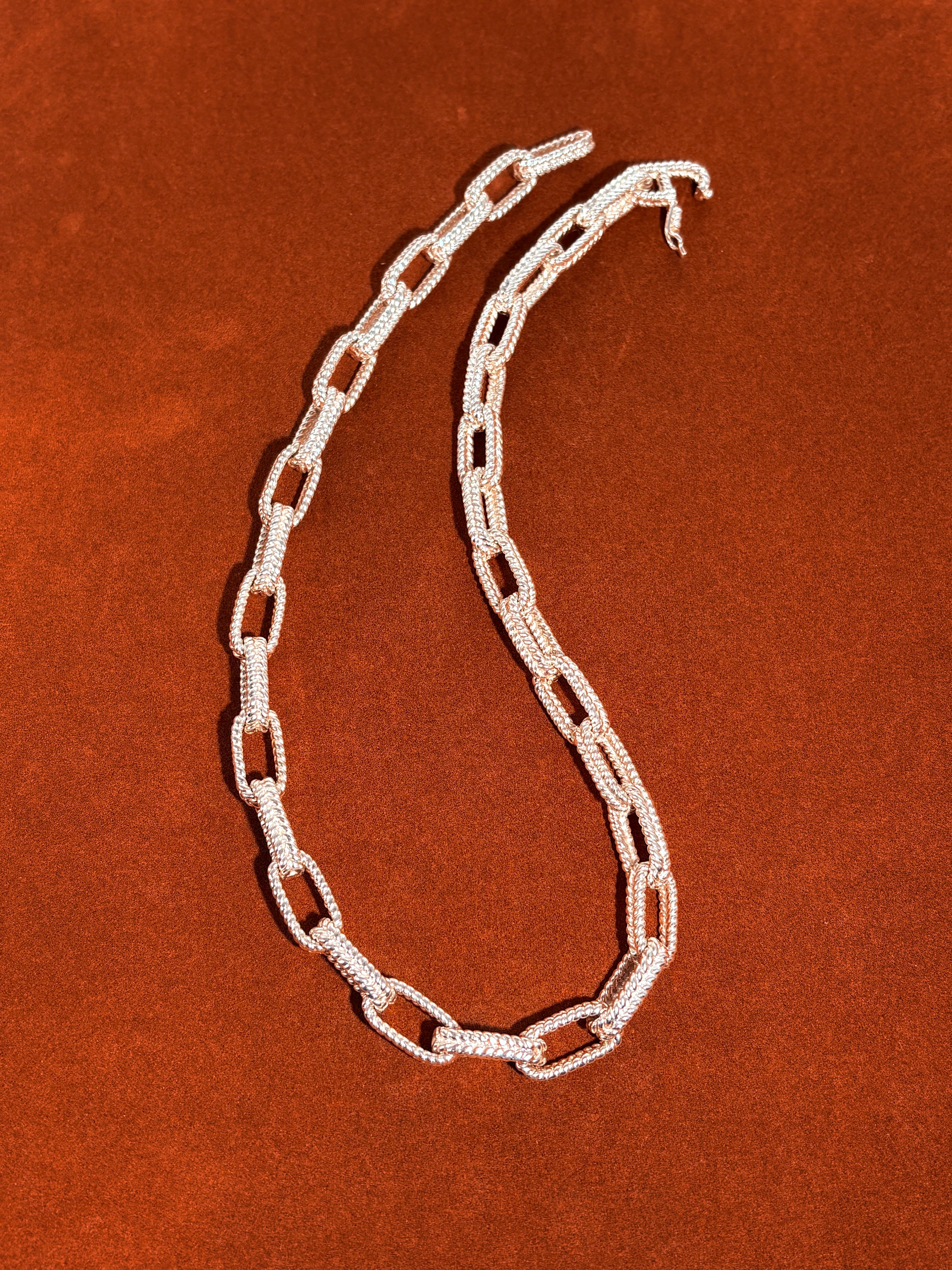 Herringbone Link Necklace -France-
