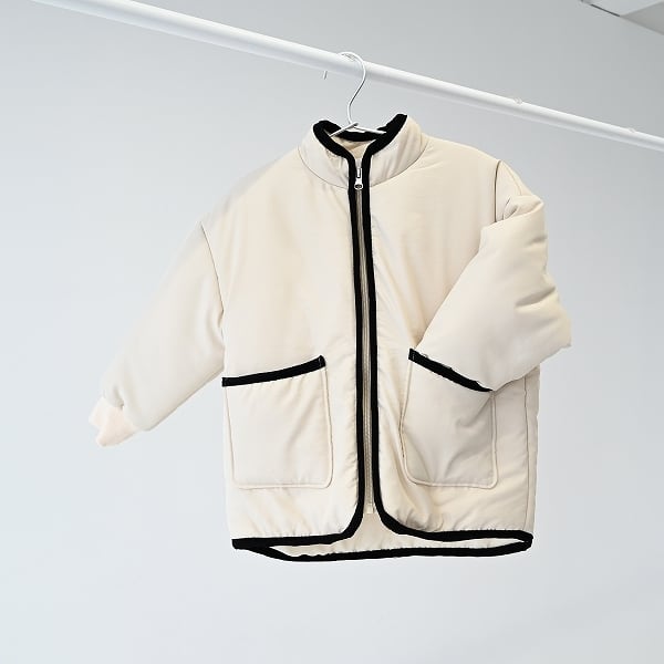 FOV(フォブ) / 中綿スタンドカラージャケット / アイボリー / 90-160cm