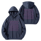 Unisex Front & Back Printing Cotton Hoodie 4604