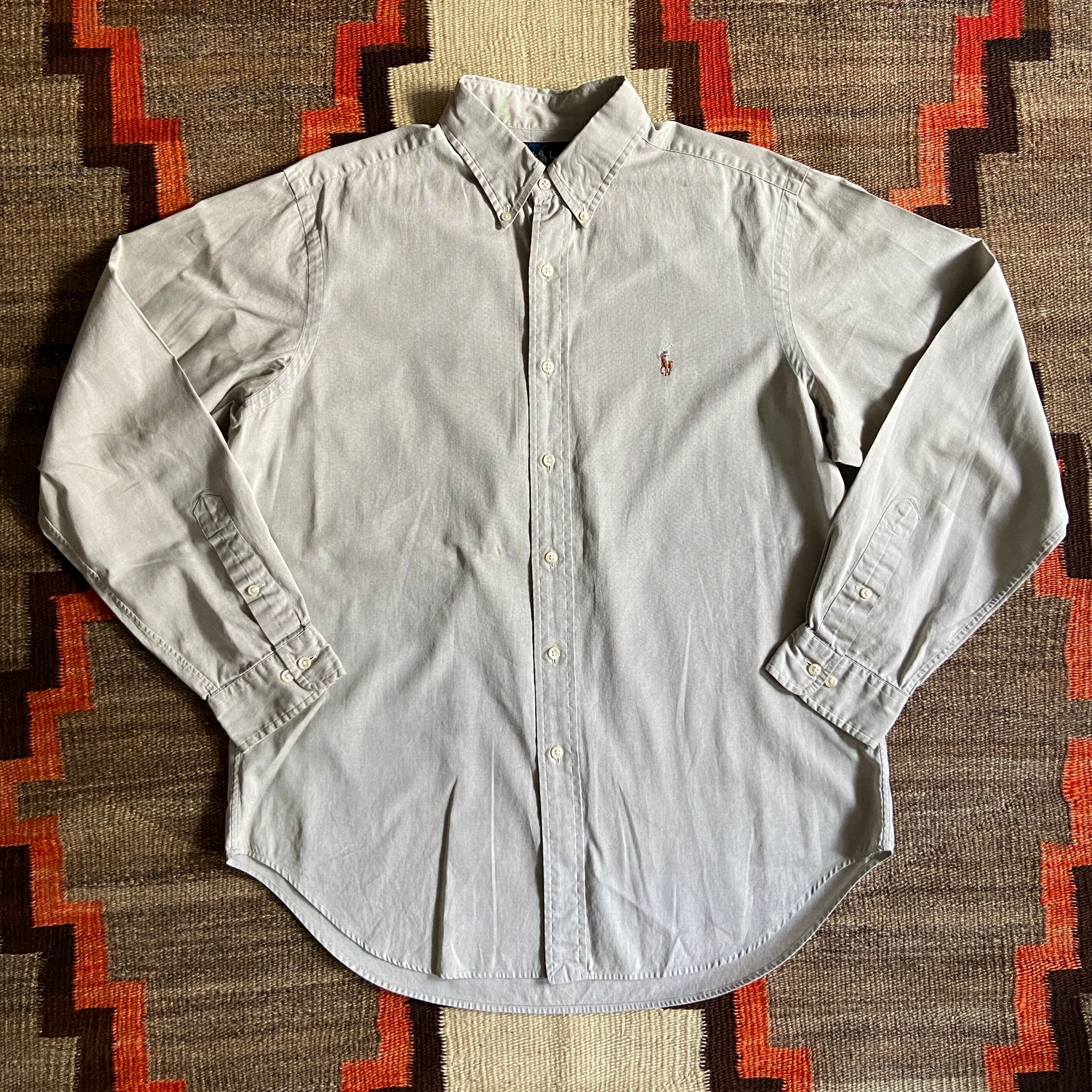 1990s Polo Ralph Lauren L/S Shirt XL位 F714