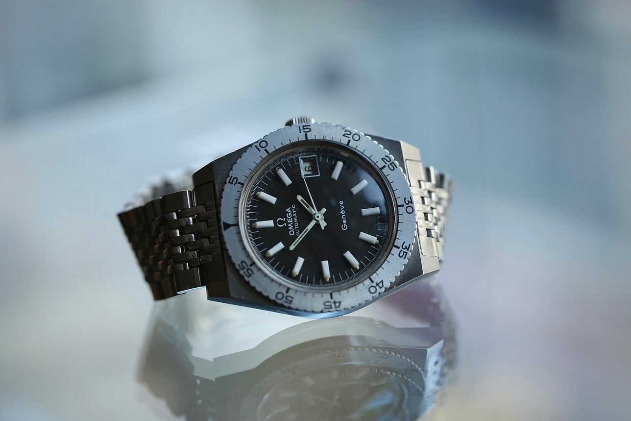OMEGA】 1973年製 『ジュネーブ・ダイバー』 2トーンダイヤル 自動巻き OMEGA】 1973年製 『ジュネーブ・ダイバー』 2トーンダイヤル 自動巻き