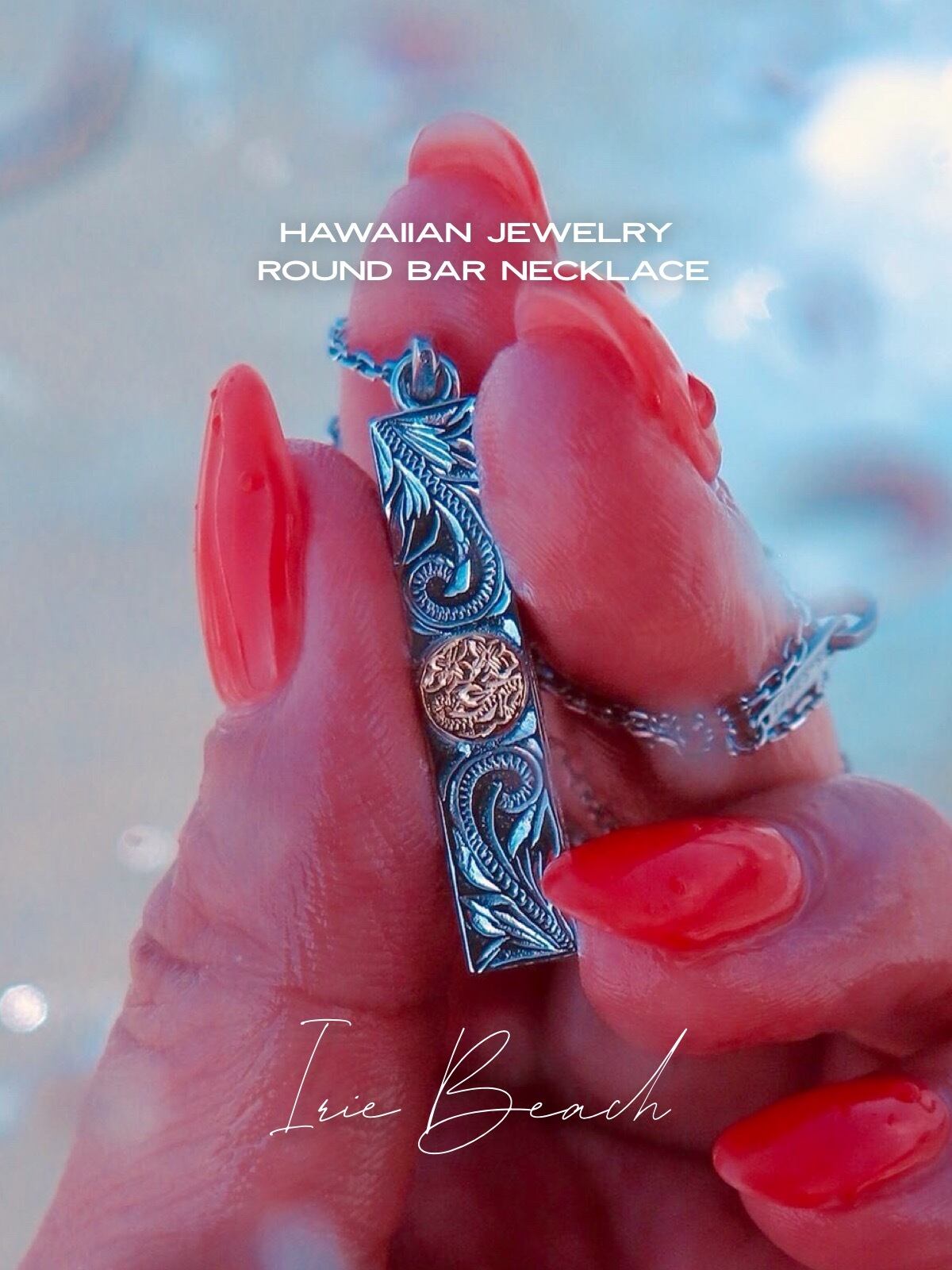 round bar necklace #IBJ-003