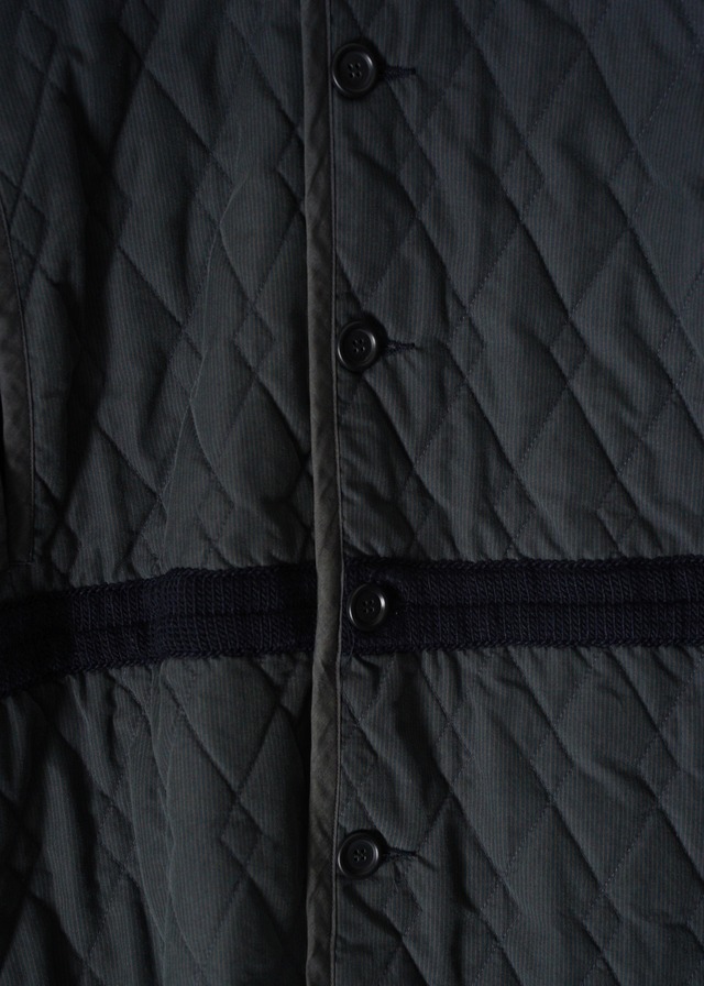 90's DRIES VAN NOTEN knit switching quilting cardigan