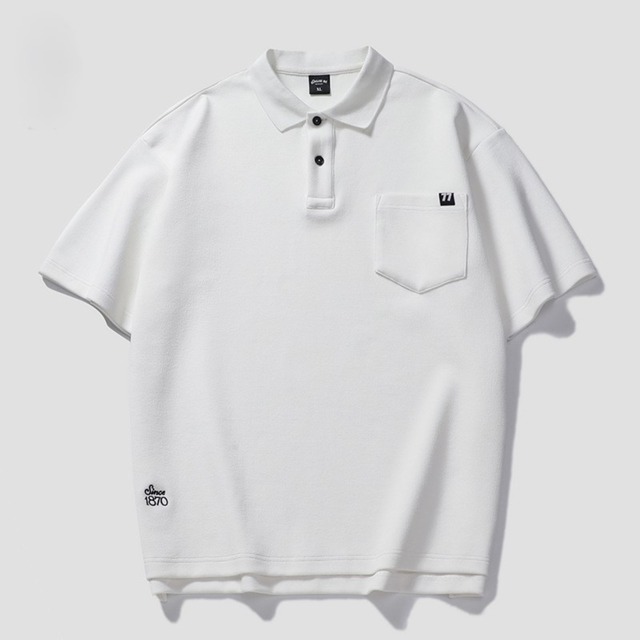 Short sleeve retro vintage polo shirt ( 3color )