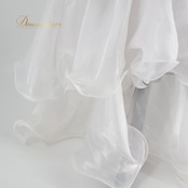 ベリーダンス オリエンタル 衣装 スカート ホワイト系 白 真っ白 クリーム色 レース フリル ロング 無地 シンプル 光沢 練習 舞台 発表会 イベント ボリューム スカート丈 ダンス衣装 コスチューム ダンス