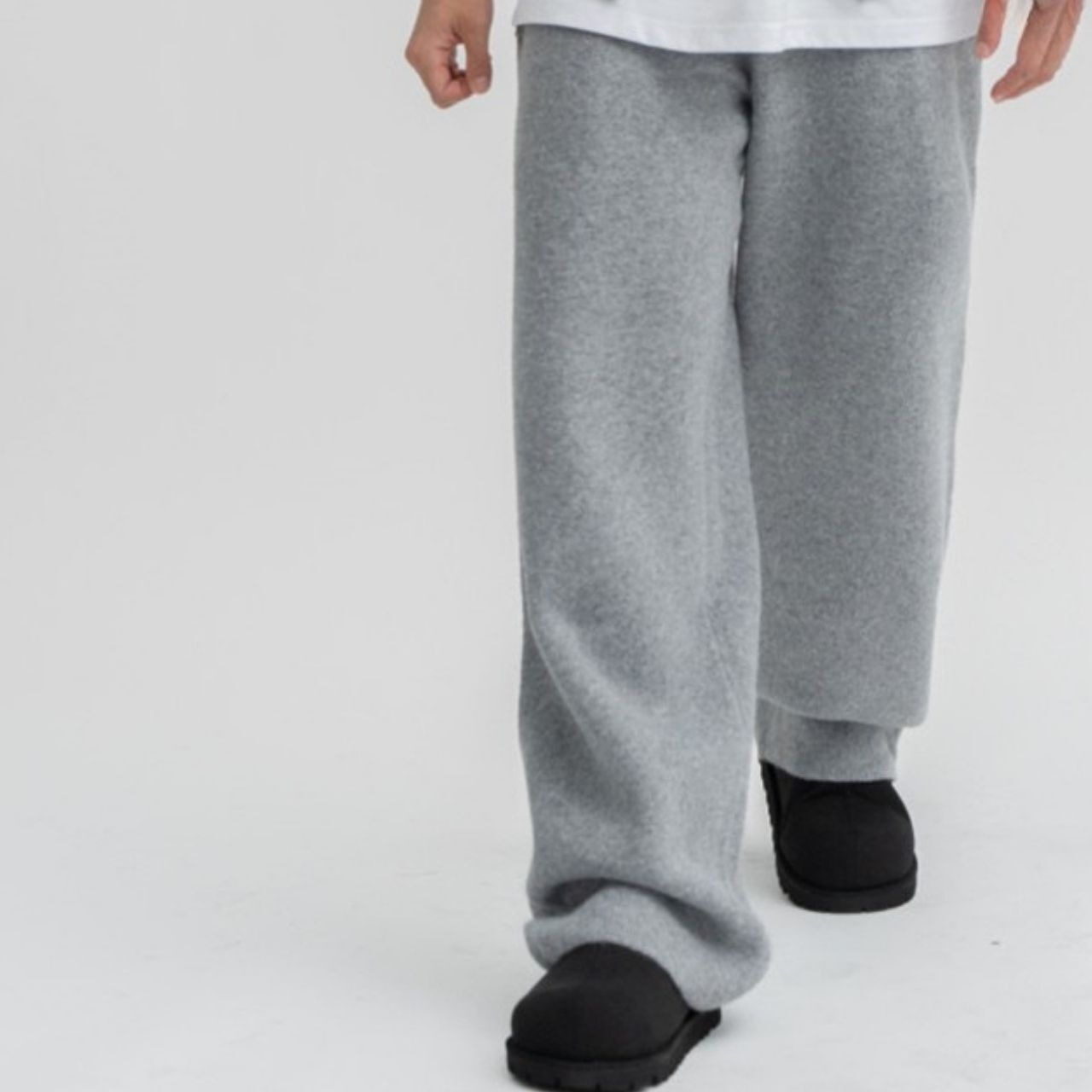 ベーシックニットストレートパンツ（別売りでセットアップのパーカーあり）　1154