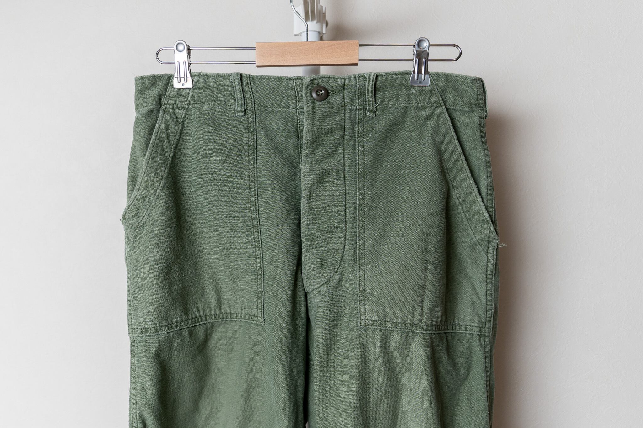 34×29】U.S.Army Utility Trousers OG-107 実物 米軍 ベイカーパンツ