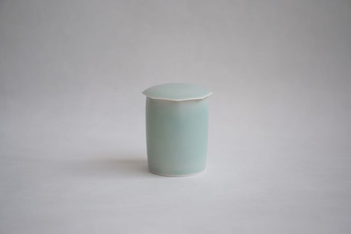 村田匠也Takuya Murata - 青白磁茶入Tea Caddy | Road of Tea 茶ノ路