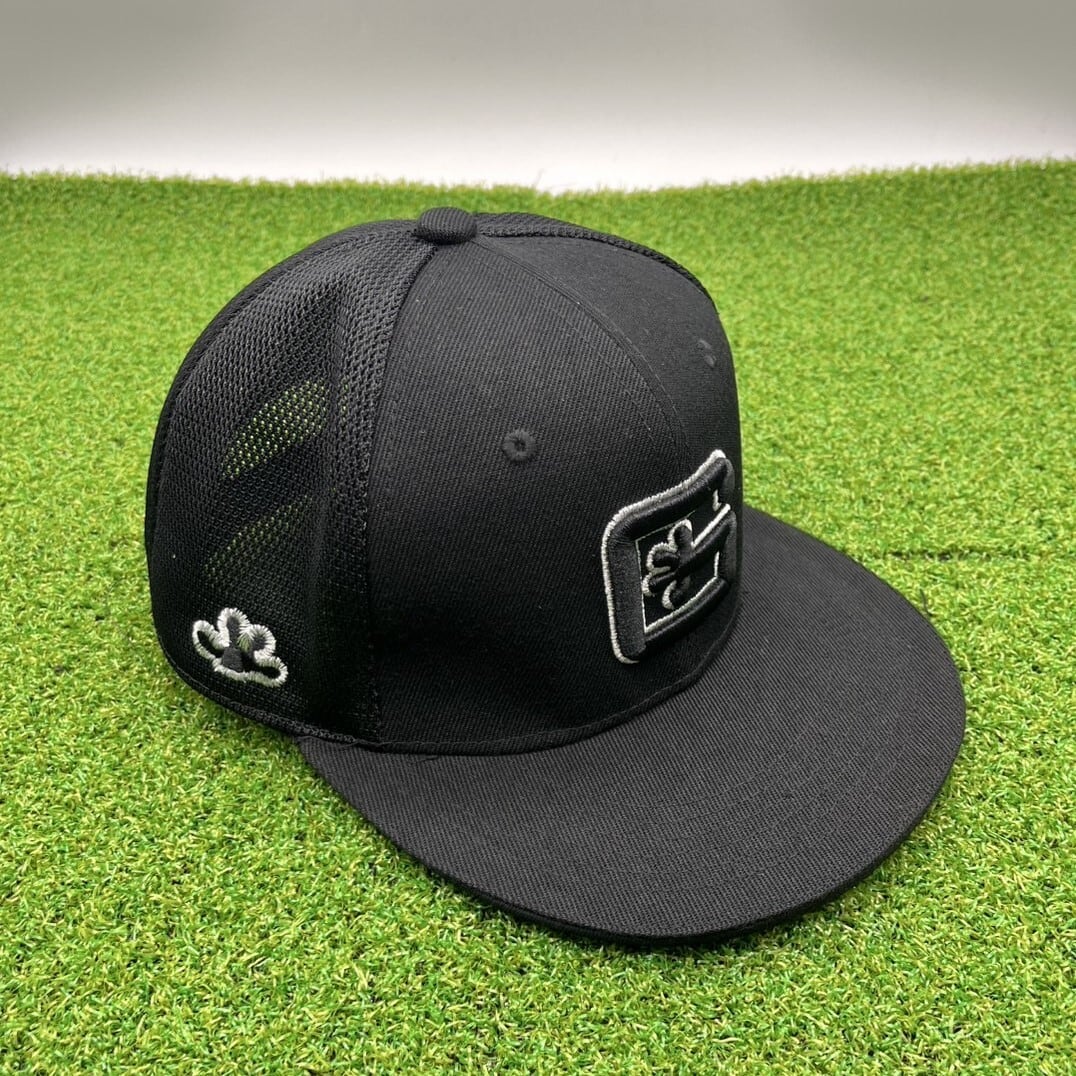 こあらっこ　メッシュキャップ 456　2つ Gecko メッシュキャップ ブラック×シルバー | 野球・ソフトボール専門