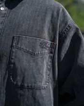 【#Re:room】VINTAGE WASHED COLOR BIG SHIRTS［RES123］
