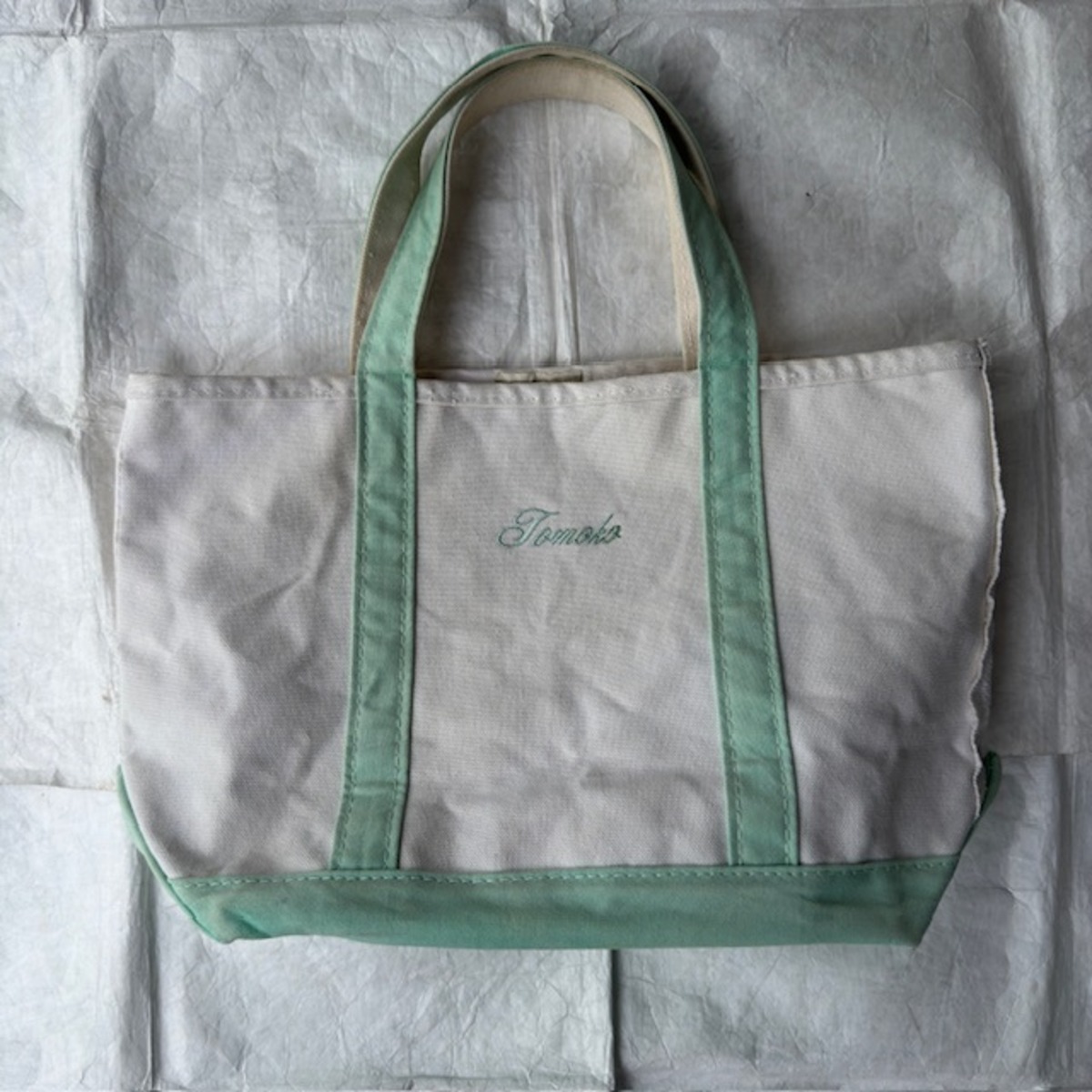 L.L.Bean トートバッグ ボートアンドトート 00s ミント ミディアム 