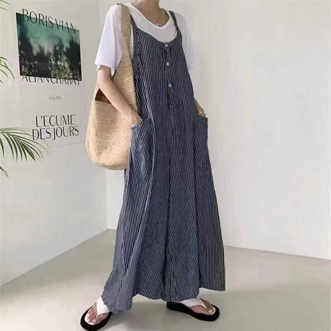 サロペット】 オールインワン サロペット ロンパース オーバーオール 