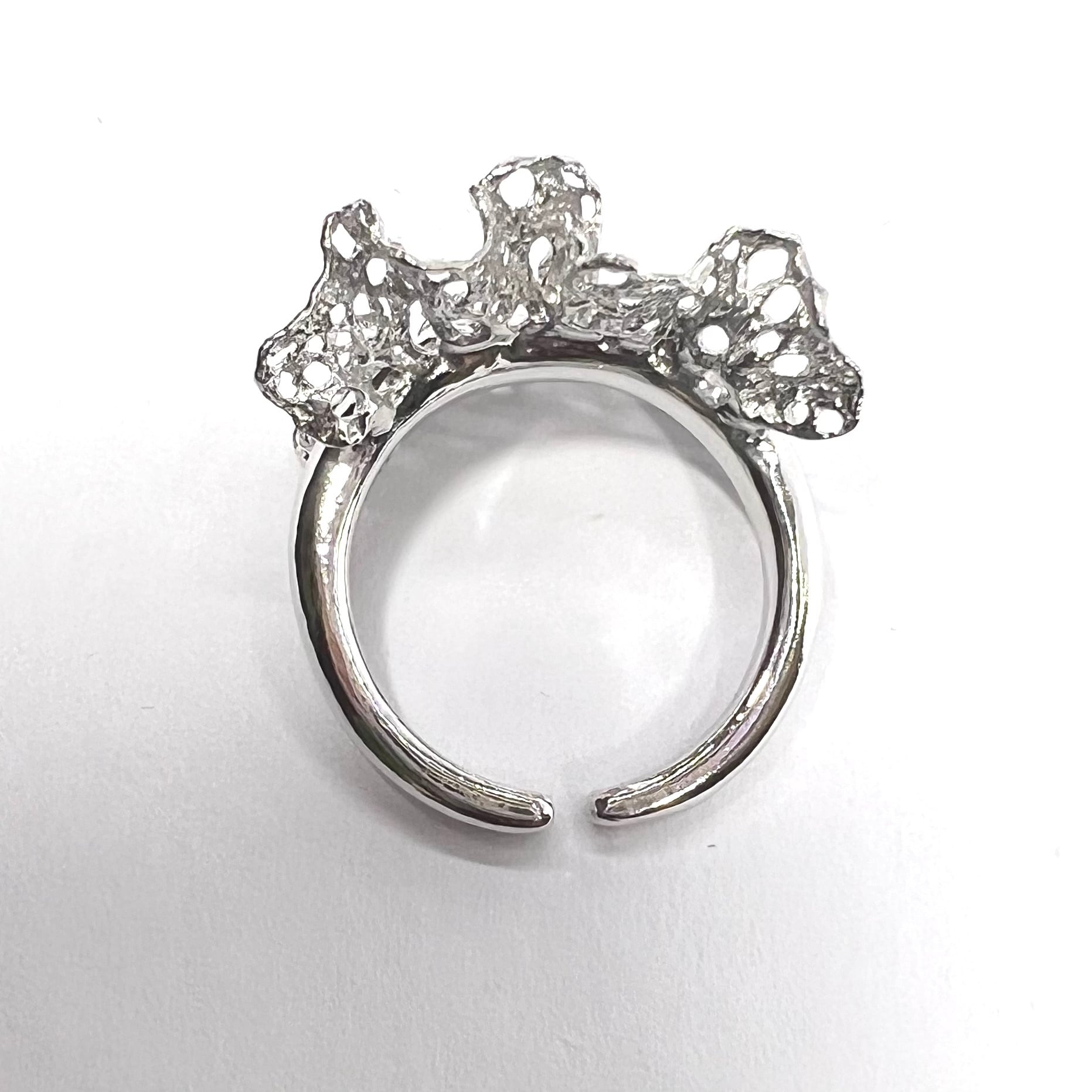 ふりるの指輪 Lサイズ（約13号〜15号） | シロメ