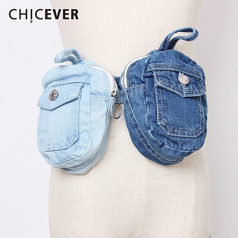 CHICEVERキャンバスデニムベルトレディースチュニック調節可能なアクセサリーベルトバッグ2020秋冬服 オータム 秋物 ウィンター 冬物 アジャスタブル ハーネス 6base541133476848