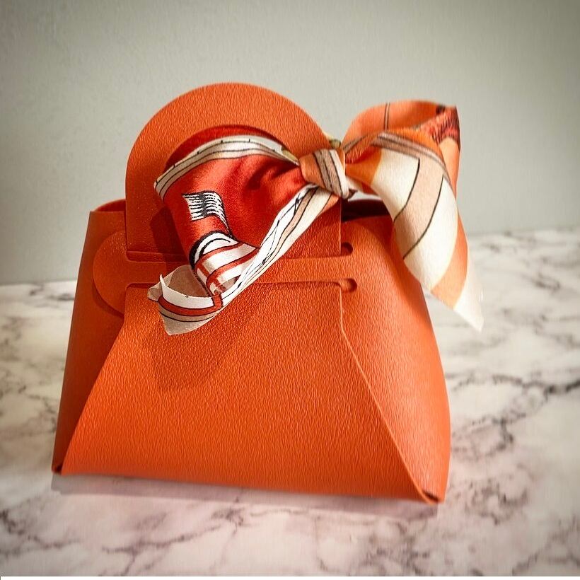 バックに入ったIoLy オレンジ