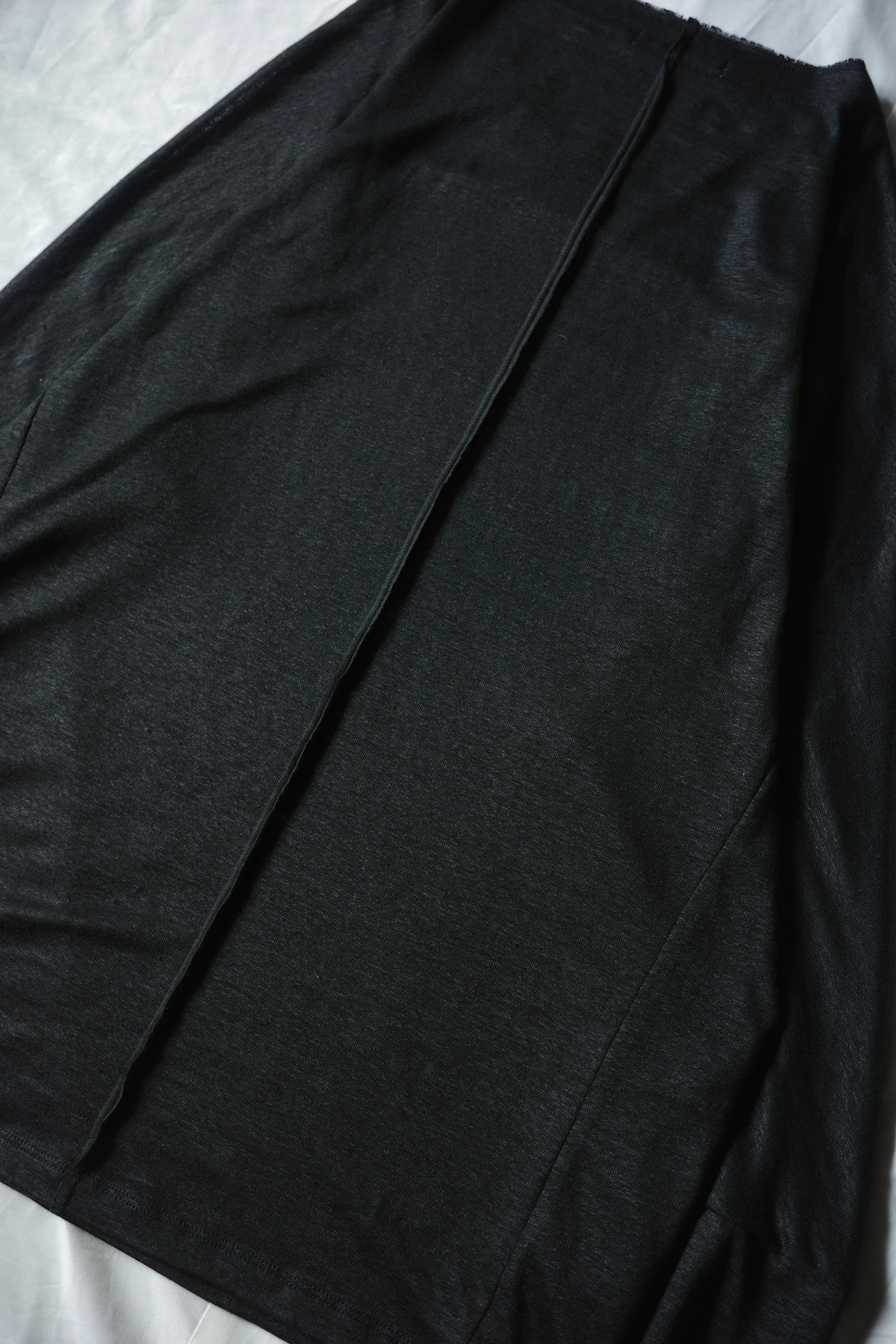 トップス BIBLIOTHERK LONG TOPS BIBLIOTHERK【LONG TOPS -BLACK-】 | lloomm