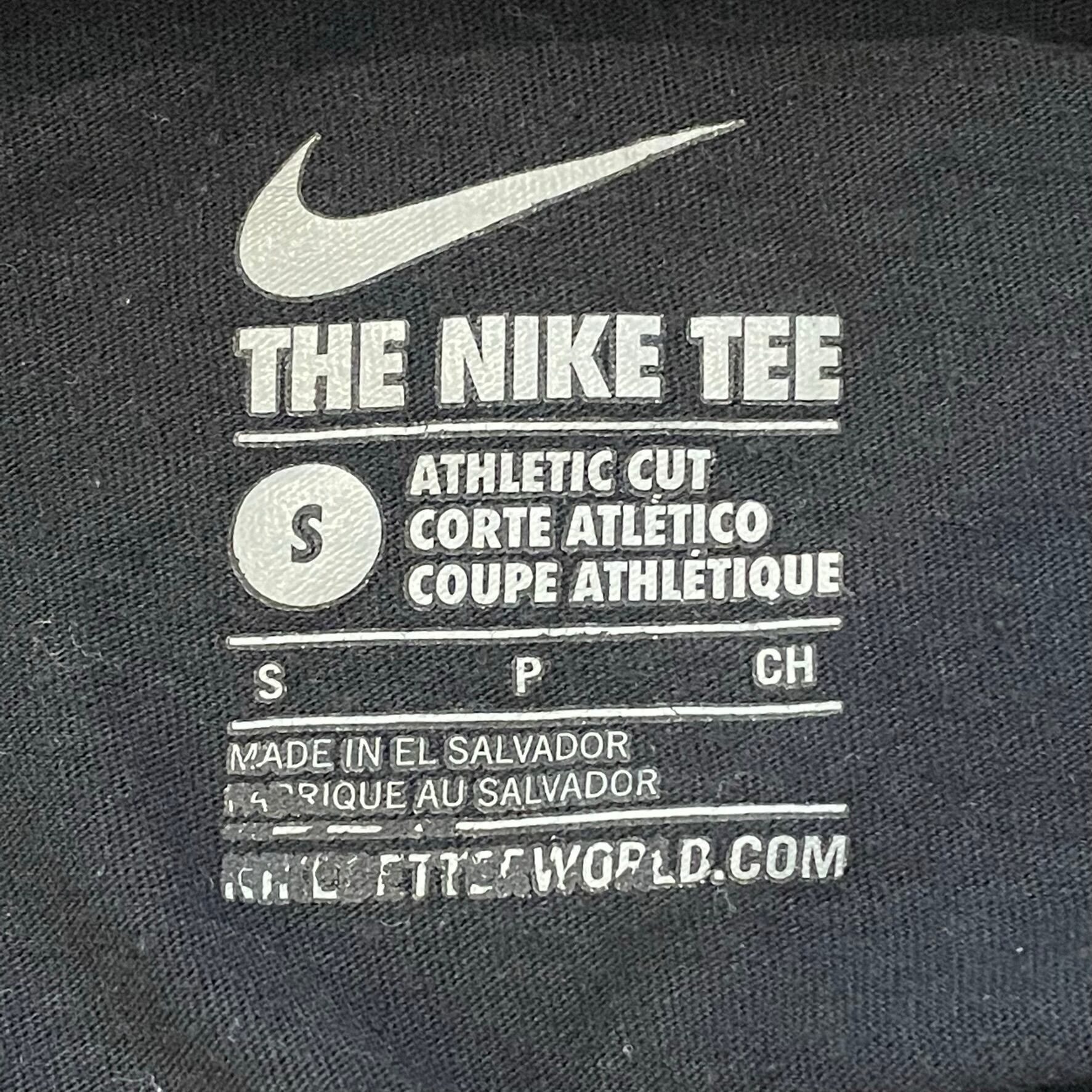 NIKE】ペイント加工 プリントTシャツ ロゴ ナイキ Sサイズ us古着