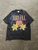 NIRVANA ニルヴァーナ ハートプリント Tシャツ Hanes L 黒