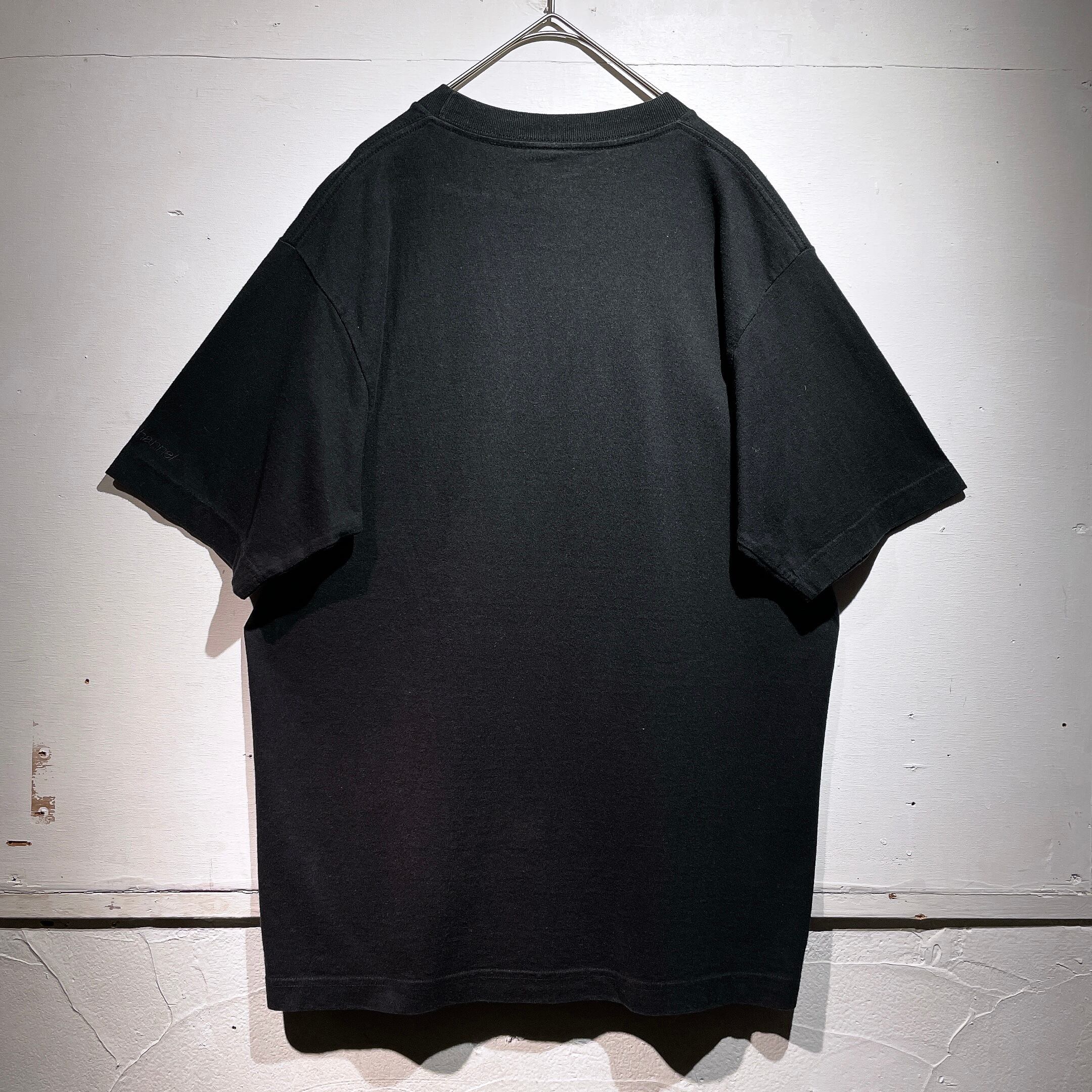 ” Back channel ” sexy girl printed black cotton Tee