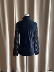 MADE IN ITALY black gather tops-5092-12