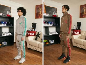 4COLOR/TGFCLUB logo track pants setup対象