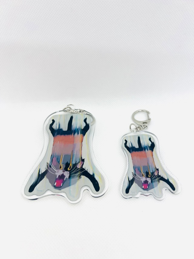キーホルダー『Falling Cat』100mm