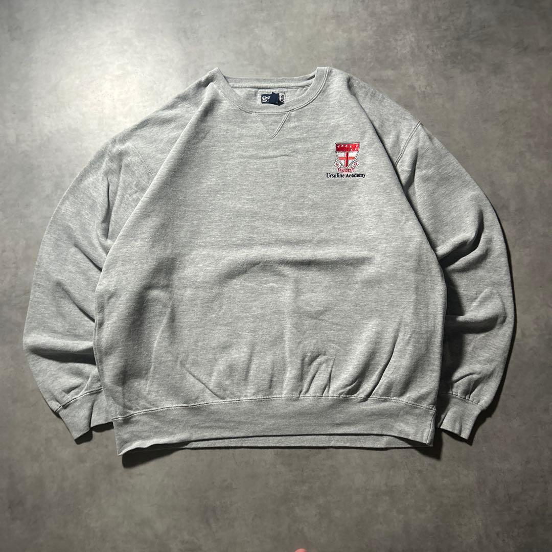 GEAR ワンポイントロゴ 刺繍 チーム カレッジ スポーツ スウェット