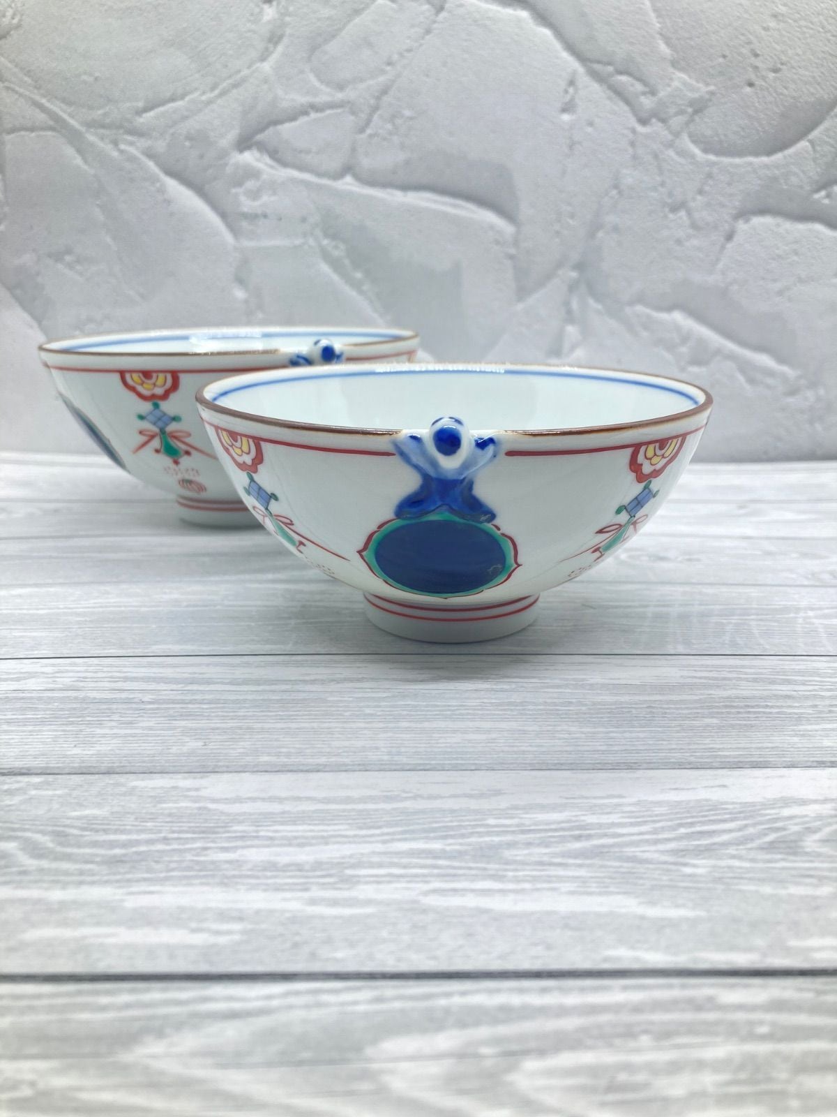 食器】京焼・清水焼 丸紋洛陽一閑人 組飯碗 | 若林陶器