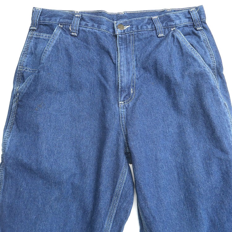古着 カーハート CARHARTT ワーク デニム ペインターパンツ 表記