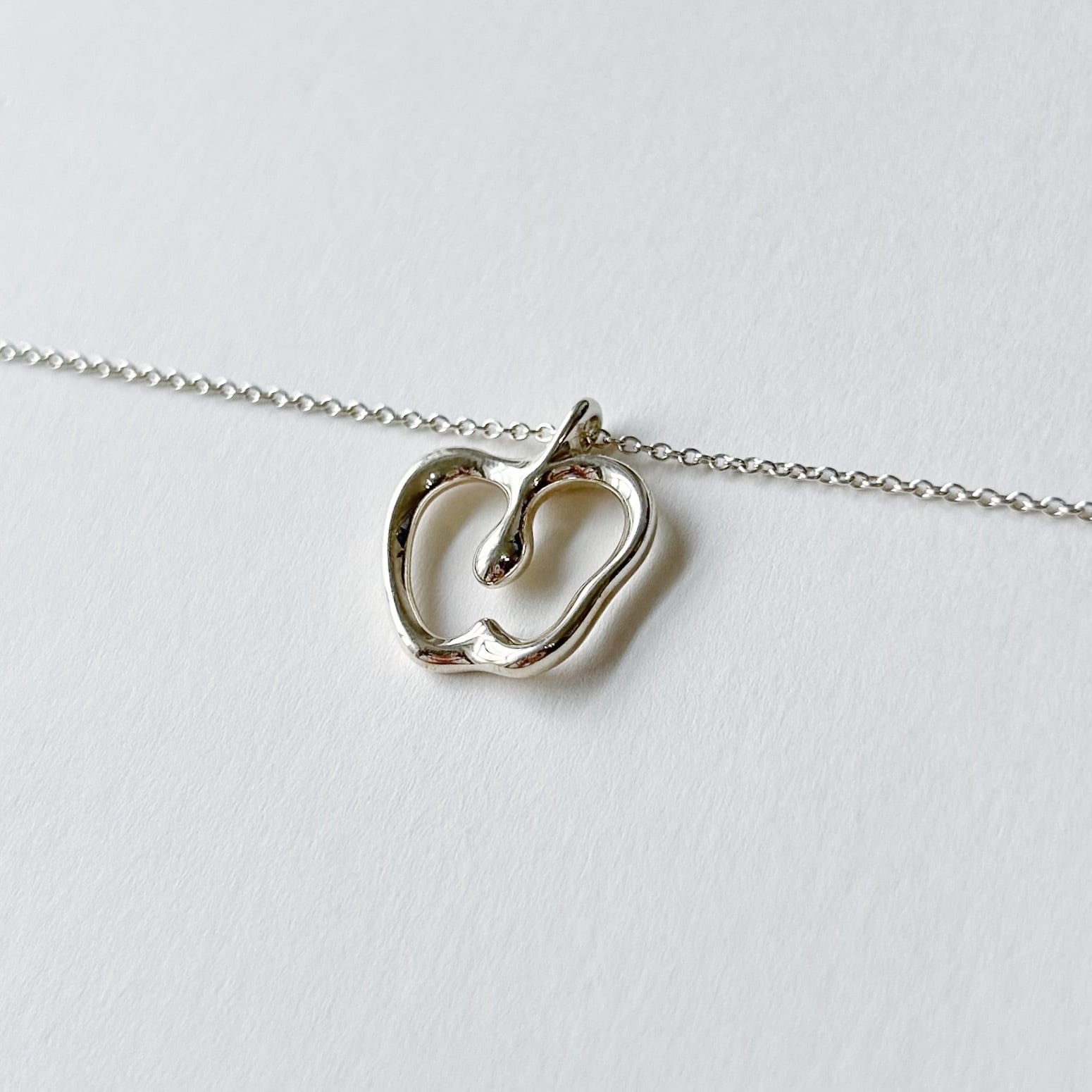 T7031】Tiffany&Co. apple necklace/silver925/ティファニー