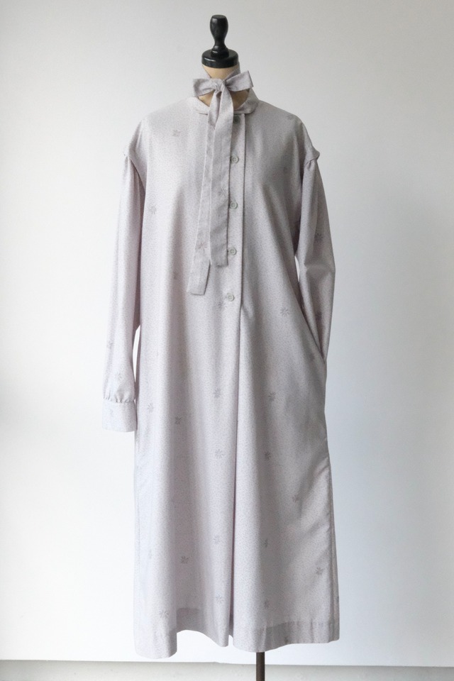 Marimekko floral print lavender gray dress