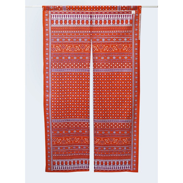 カンガの暖簾（のれん）キストゥ  模様替え おしゃれ ドア キッチン 綿 室内 野外 アフリカ布