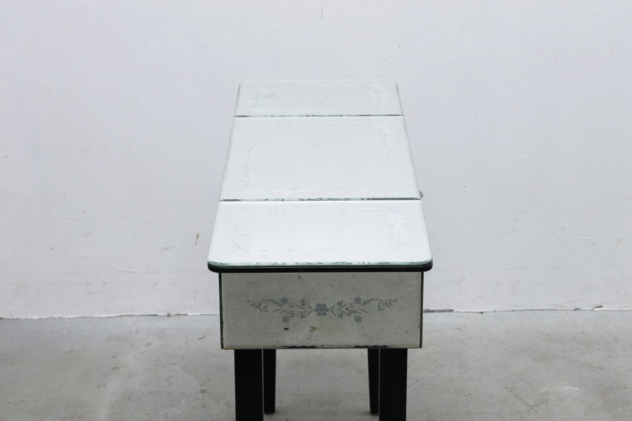 LAURA ASHLEY ローラアシュレイ ミラー 鏡面 コンソール ドレッサー