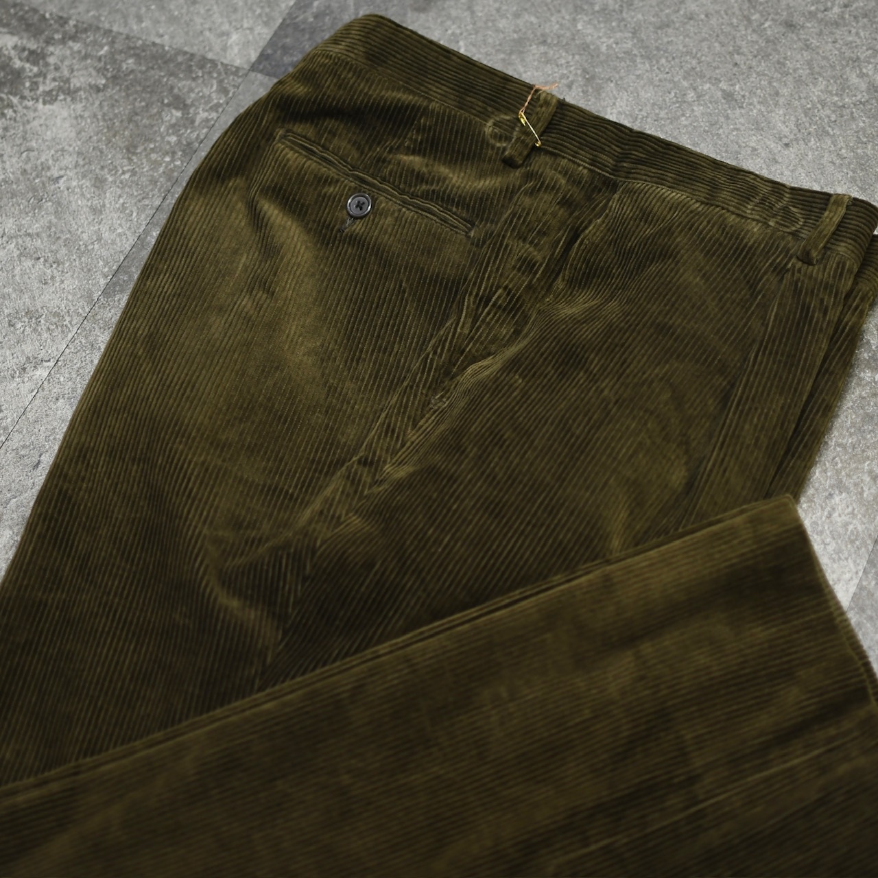 DUCA VISCONTI DI MODRONE khaki corduroy pants
