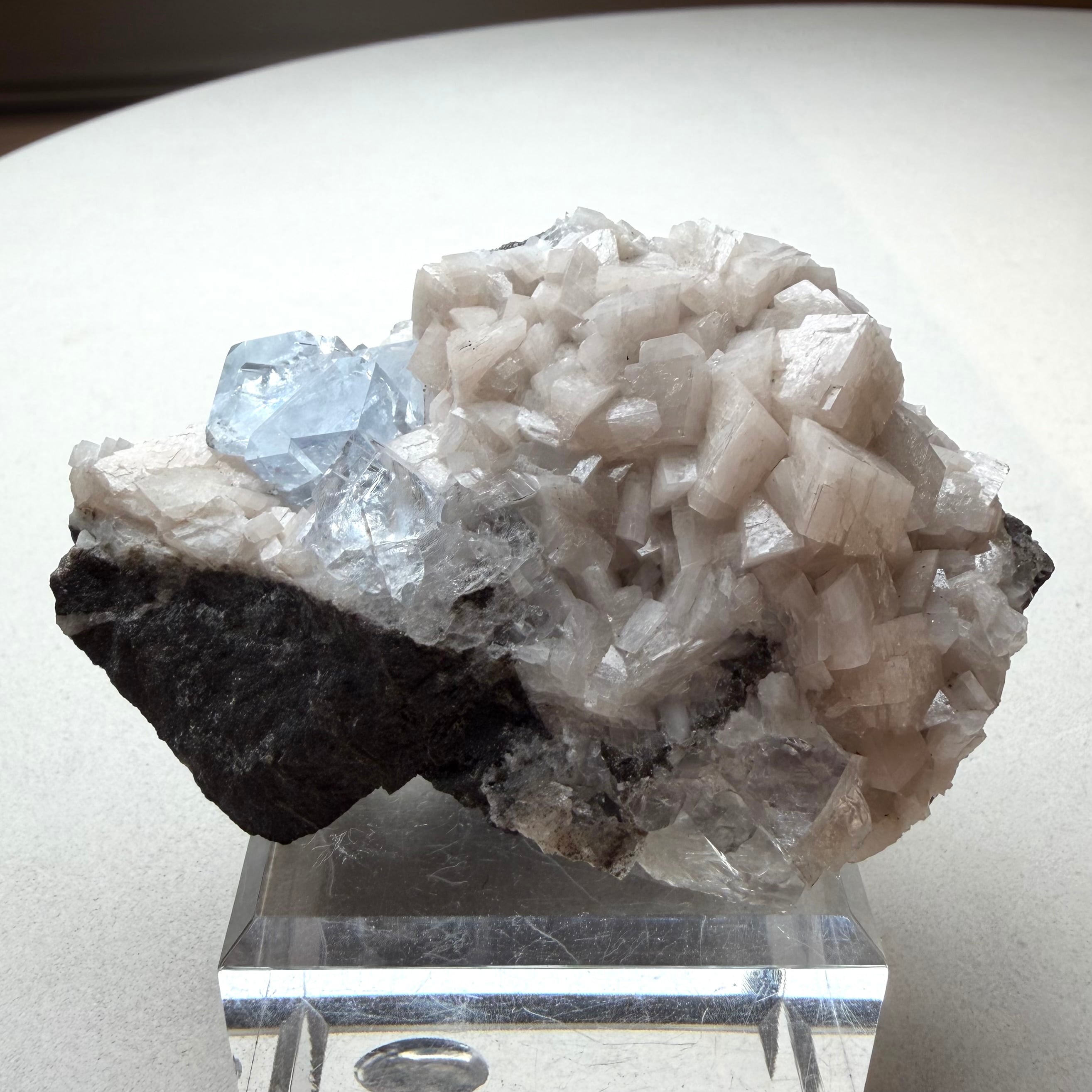 フローライト　バライト　ドロマイト　鉱物標本　原石　天然石　ストーン　エミリオ フローライト / ドロマイト【Fluorite with Dolomite】アメリカ産