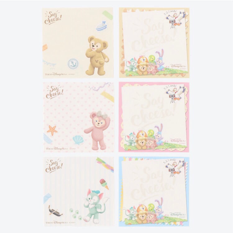 メモセット セイチーズ ダッフィーのセイチーズ 2020 東京 ディズニー シー 限定 公式 ダッフィー&フレンズ