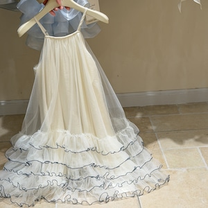 夏チュールベストワンピース