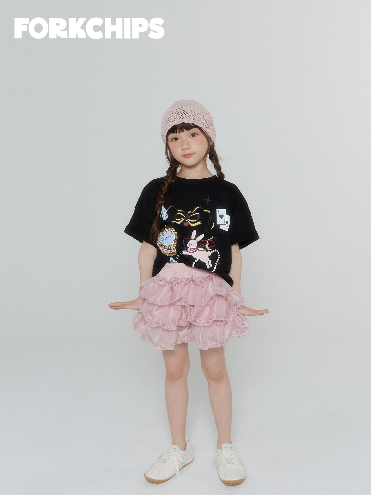 [FORKCHIPS] Wonder Bunny T-shirt / [포크칩스] 원더버니티셔츠