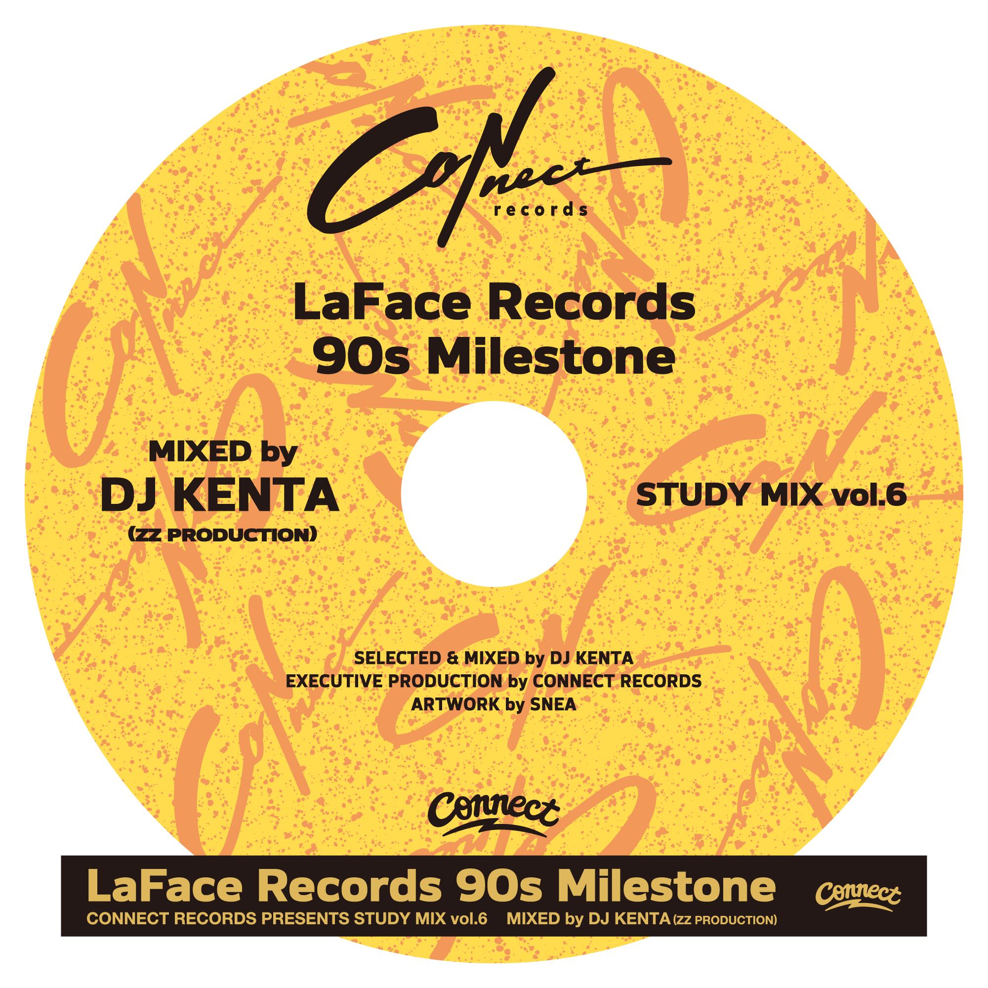 ※こちらはCD仕様になります。Study Mix vol.6 -La Face Records 90s Milestone- MIX by DJ  KENTA