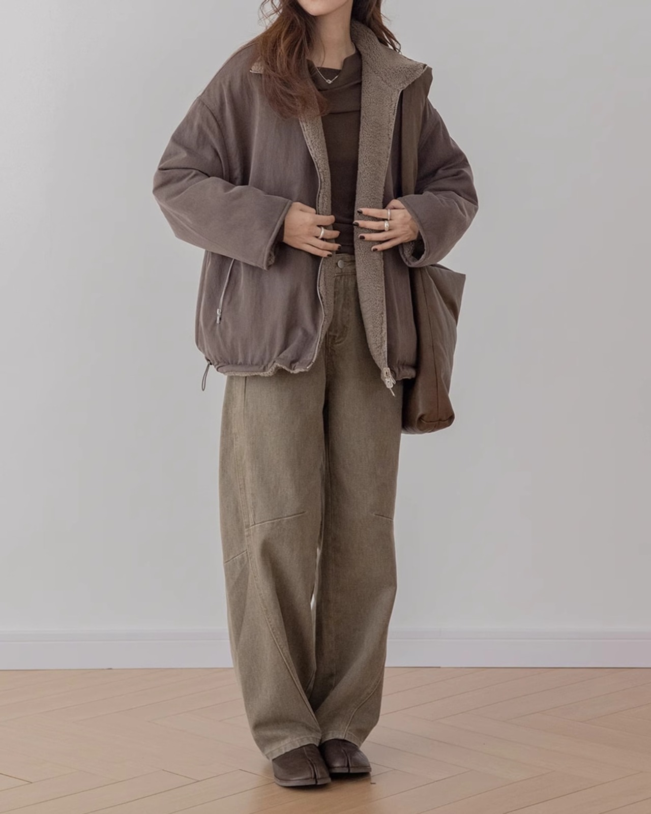 Cotton curve Pants T20333