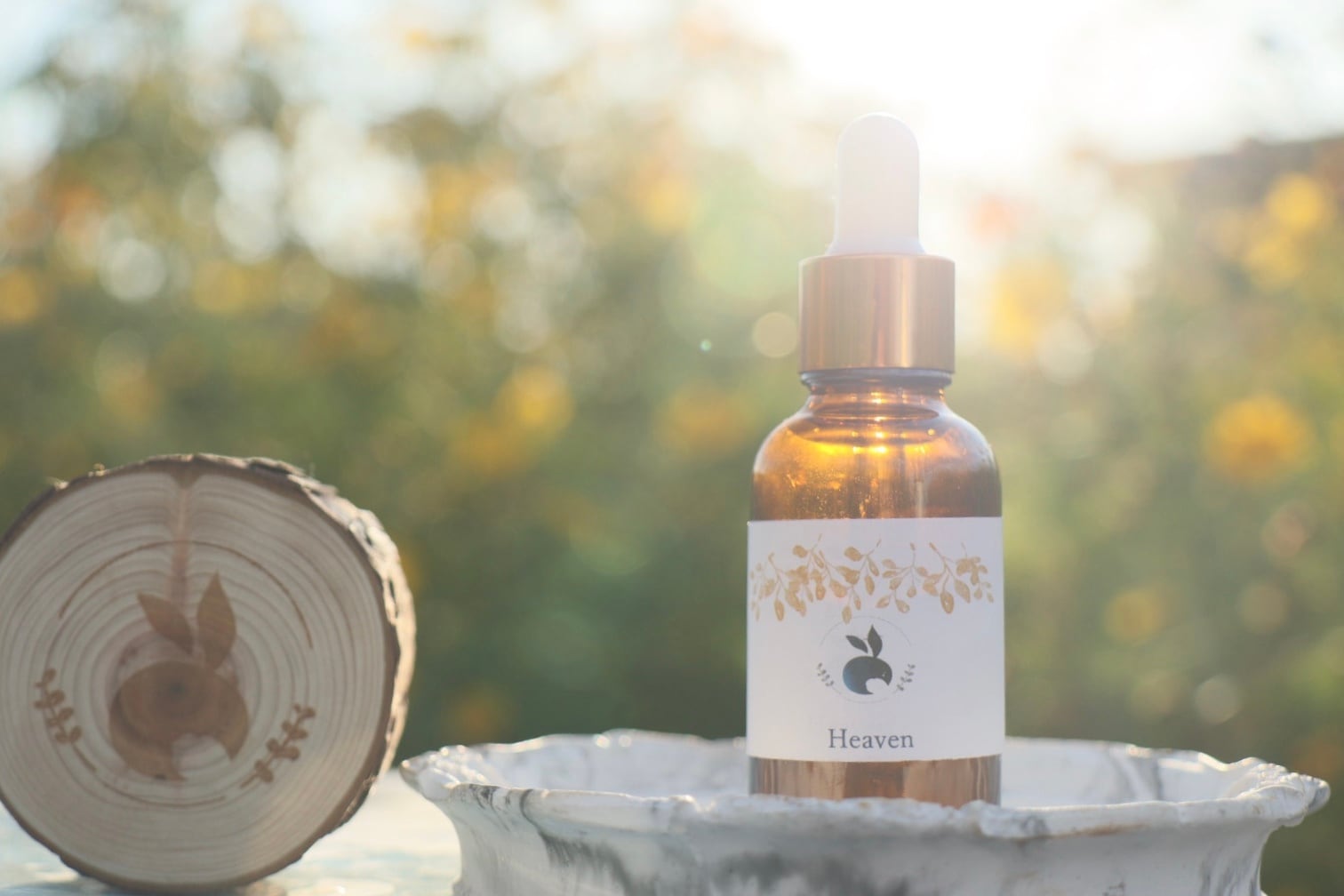 オリジナルブレンドオイルHeaven(ヘヴン)&アロマウッド(日本製)