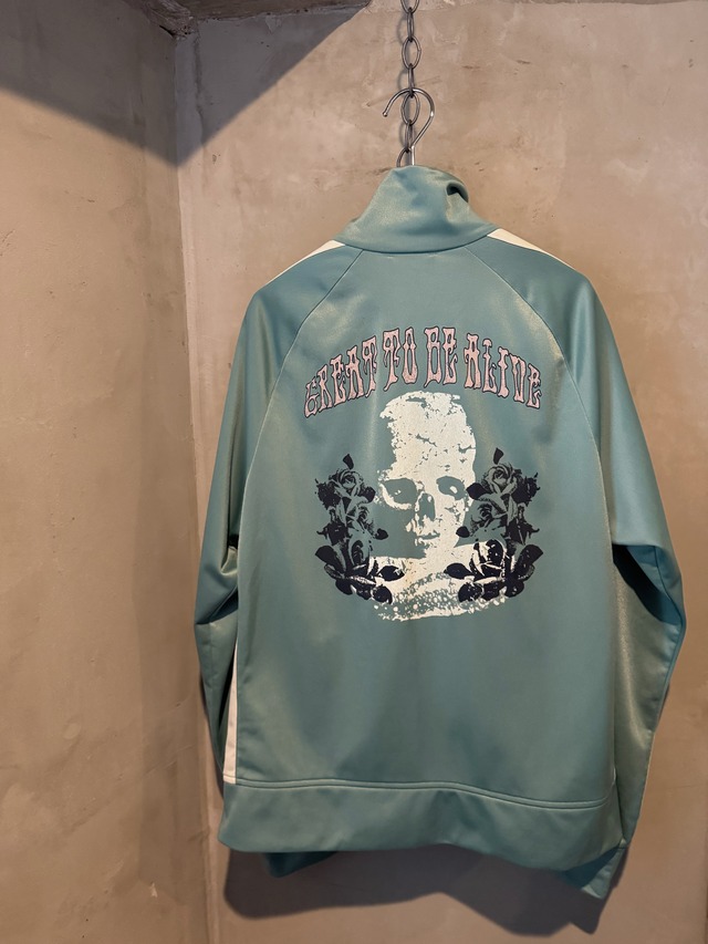 Juicy Couture skull and rose back printed jersey
