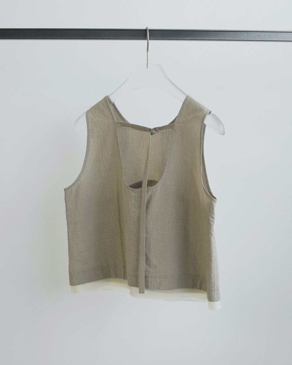 anuke 】Backopen Check Tops | valance 福井｜レディース セレクト
