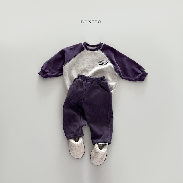 *即納* BONITO 配色ラグランMTM ジュニア