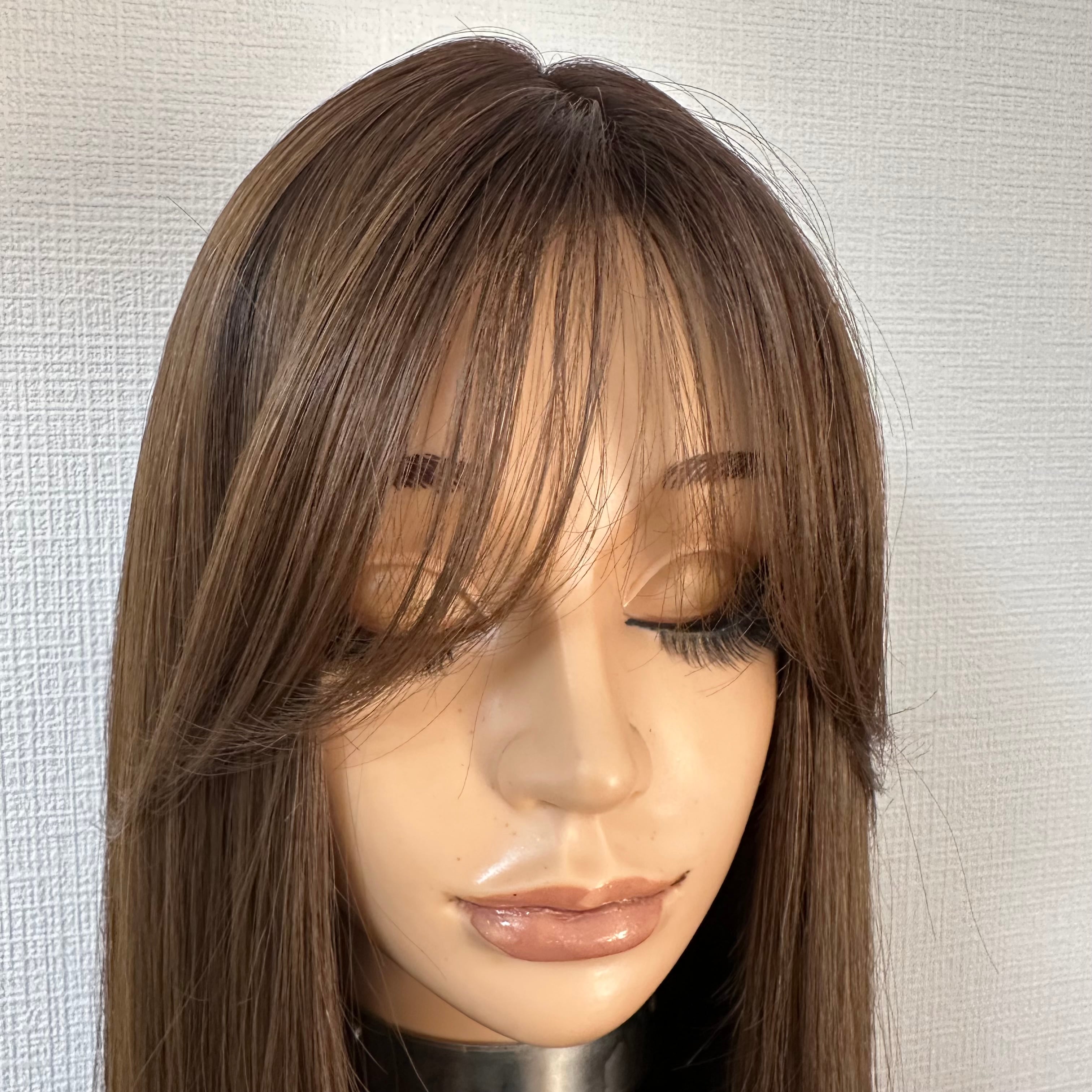 64番 あまんだ フルウィッグ 百合子ウィッグレミー人毛100 RM4836