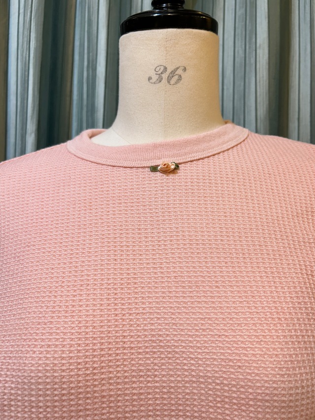 garment dye thermal pink& pink rose