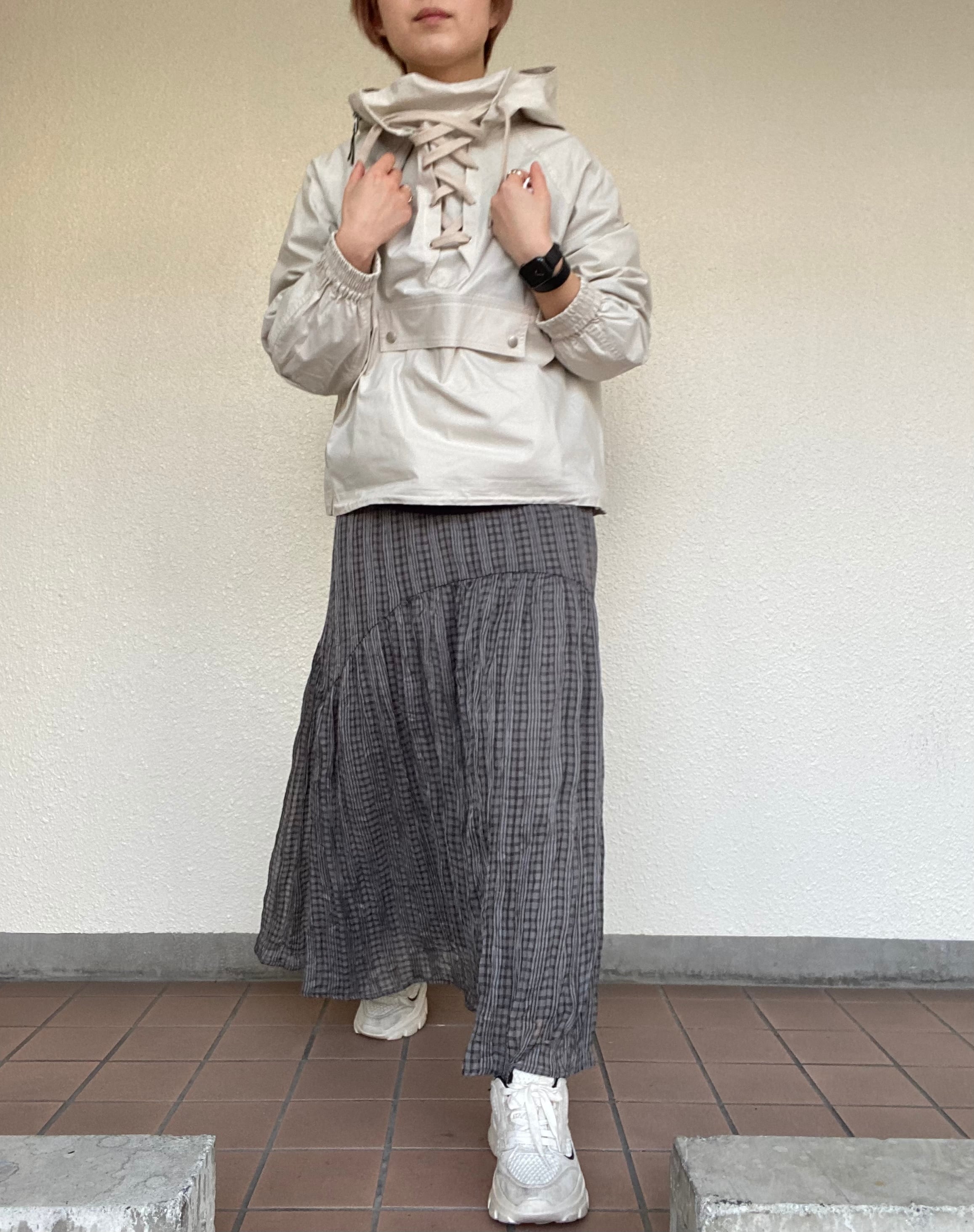 【CHIGNON】 チェックシアーティアードスカート