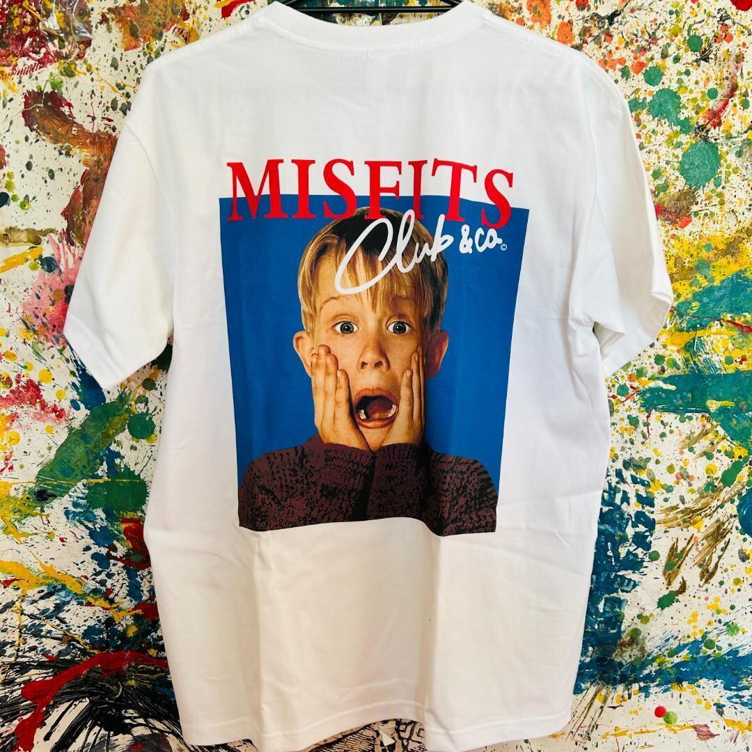 MISFITS ホームアロン Tシャツ 半袖 メンズ 新品 個性的 白 | PAPER 